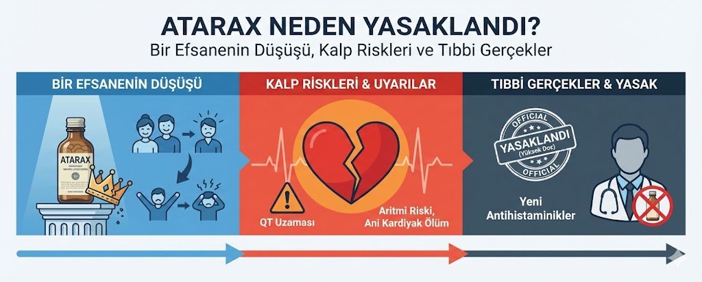 Atarax Neden Yasaklandı? Bir Efsanenin Düşüşü, Kalp Riskleri ve Tıbbi Gerçekler
