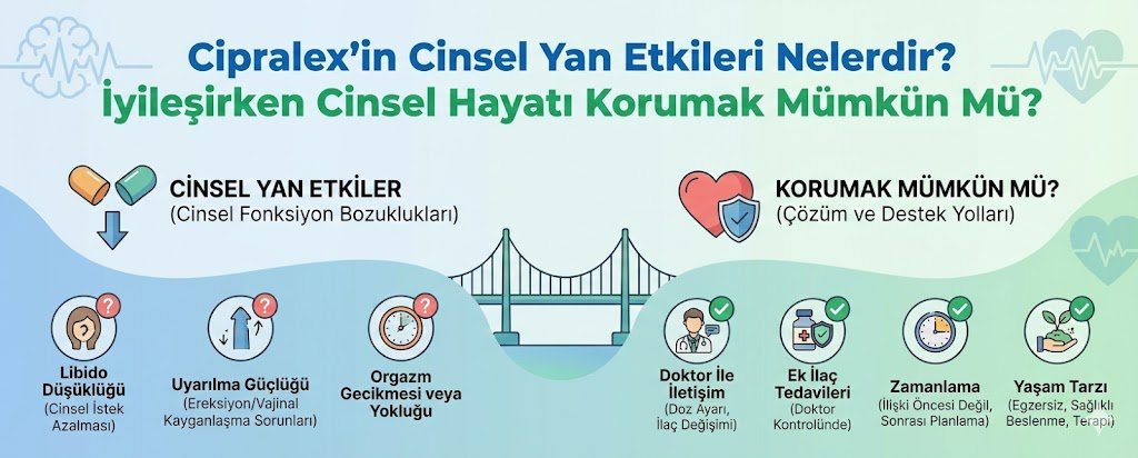 Cipralex'in Cinsel Yan Etkileri Nelerdir? İyileşirken Cinsel Hayatı Korumak Mümkün Mü?
