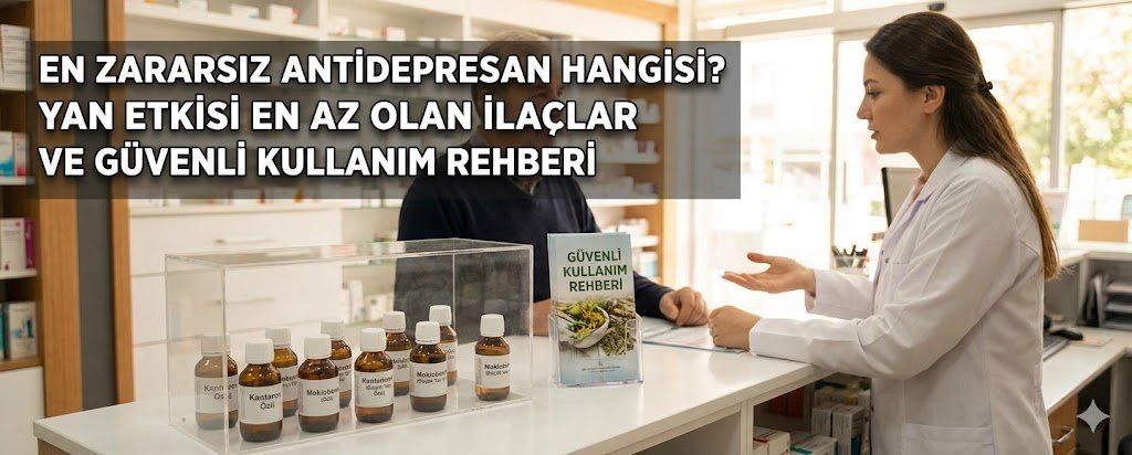 En Zararsız Antidepresan Hangisi? Yan Etkisi En Az Olan İlaçlar ve Güvenli Kullanım Rehberi