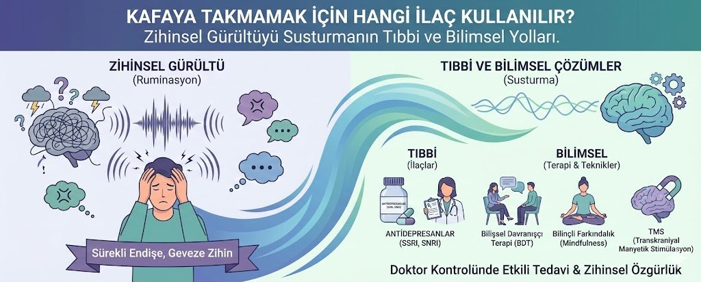 Kafaya Takmamak İçin Hangi İlaç Kullanılır? Zihinsel Gürültüyü Susturmanın Tıbbi ve Bilimsel Yolları