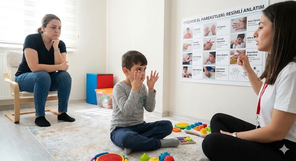 Otizmde El Hareketleri Resimli Anlatım, Eğitim Materyalleri