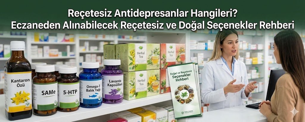 Reçetesiz Antidepresanlar Hangileri? Eczaneden Alınabilecek Reçetesiz ve Doğal Seçenekler Rehberi